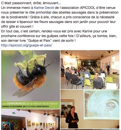 Illustration de conférence publique